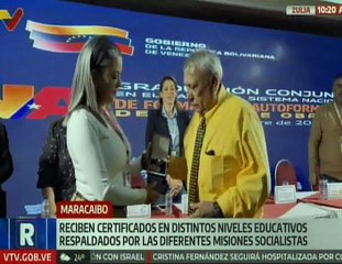 Trabajadores del estado Zulia recibieron certificación de saberes