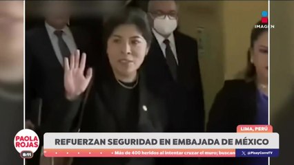 Perú refuerza seguridad en embajada mexicana por asilo político | DPC con Paola Rojas