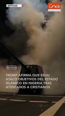 El presidente Donald Trump afirmó que Estados Unidos lanzó un “ataque poderoso y mortal” contra las fuerzas del Estado Islámico en Nigeria