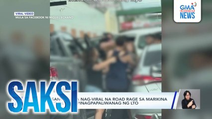 Mga sangkot sa nag-viral na road rage sa Marikina noong Dec. 24, pinagpapaliwanag ng LTO | Saksi