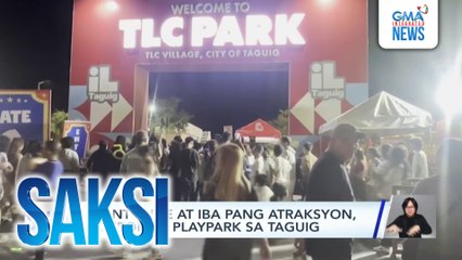 Giant slide at iba pang atraksyon, tampok sa playpark sa Taguig | Saksi
