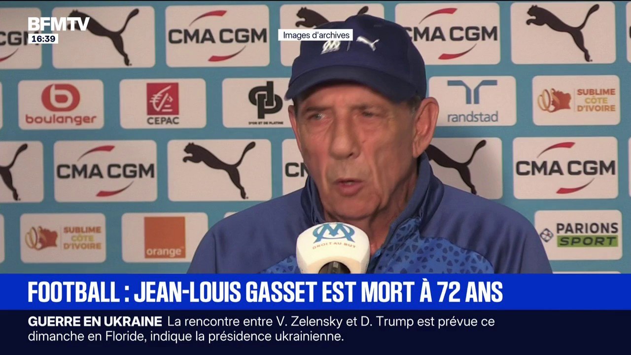 Figure du foot français, passé l'OM et le PSG, Jean-Louis Gasset est mort ce vendredi à l'âge de 72 ans