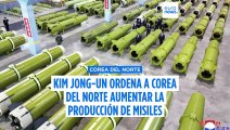 Kim Jong-un ordena aumentar la producción de misiles en Corea del Norte para 2026