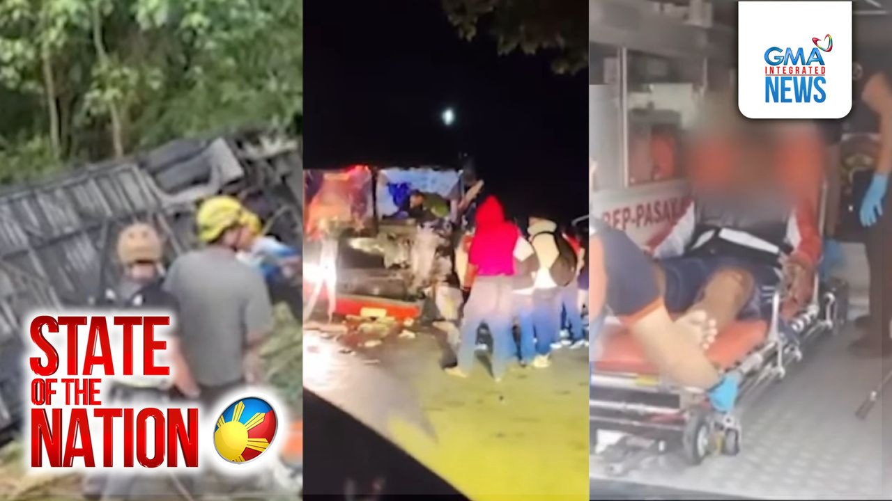 Bus, nahulog sa bangin; 4 patay, 23 sugatan | SONA