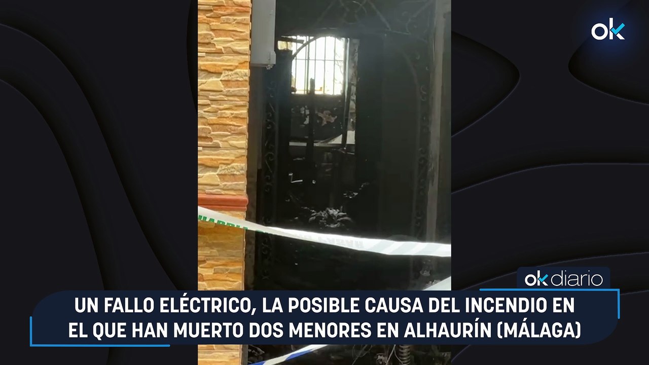 Un fallo eléctrico, la posible causa del incendio en el que han muerto dos menores en Alhaurín (Málaga)