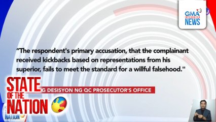 Prosekusyon, ibinasura ang reklamong perjury ni Senador Jinggoy Estrada laban kay dating DPWH Engineer Brice Hernandez | SONA