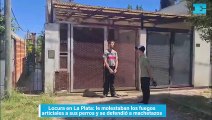 Locura en La Plata: le molestaban los fuegos articiales a sus perros y se defendió a machetazos