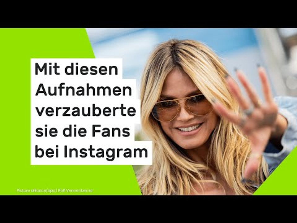 Mit diesen Aufnahmen verzauberte sie die Fans bei Instagram