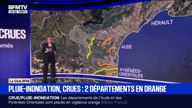 LES ÉCLAIREURS - Les Pyrénées-Orientales et l'Aude placés en vigilance orange pluie-inondation et risque de crues