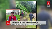 Regresan lluvias e inundaciones a Los Tuxtlas, Veracruz; confirman una muerte