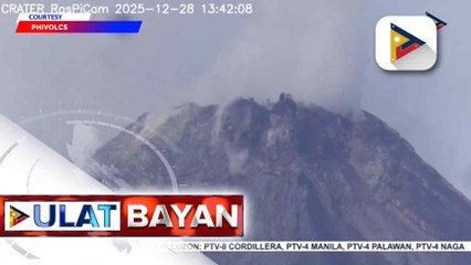 Bulkang Mayon, muling nakapagtala ng rockfall mula sa summit ng lava dome | ulat ni Elver Arango ng Radyo Pilipinas