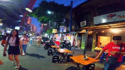 Coeds Strolling Along P. Campa Street in Manila City in the Philippines