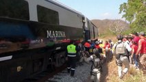 Al menos 13 muertos y casi 100 heridos por accidente ferroviario en el sur de México