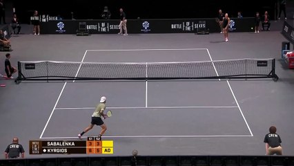 Kyrgios prend le dessus sur Sabalenka - Tennis - Bataille des sexes