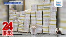 Mahigit P100M halaga ng mga ipinuslit umanong sigarilyo, nabisto nang parahin ang truck na lumabag sa batas-trapiko | 24 Oras