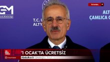 Abdulkadir Uraloğlu: Raylı sistemler 1 Ocak'ta ücretsiz