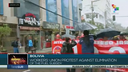 Bolivian Workers’ Union announces indefinite strike over fuel subsidy cuts