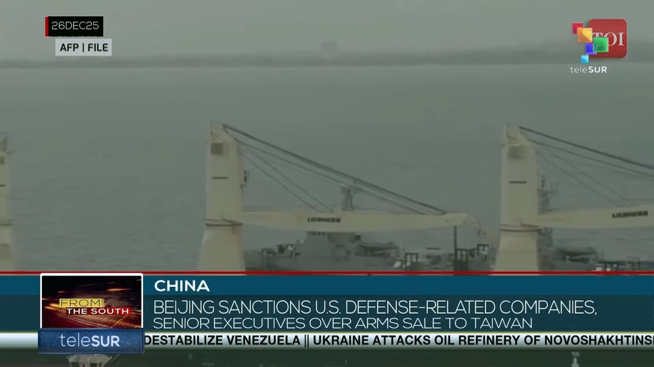 Beijing imposes sanctions on U.S. defense firms and executives over Taiwan arms sales