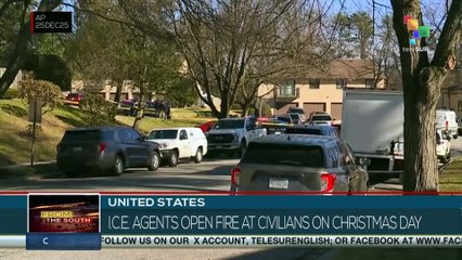 ICE agents open fire on civilians during Christmas day raid in United States