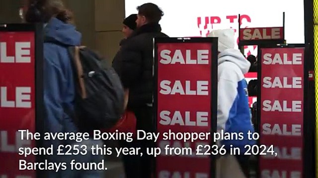 ‘Cost-conscious’ shoppers set to spend £3.6bn in Boxing Day sales – survey