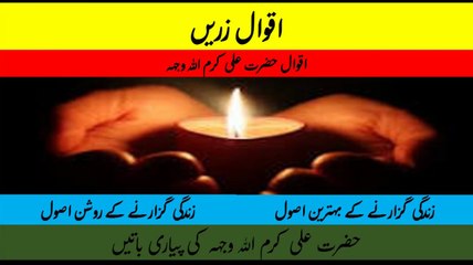 Hazrat Ali - Aqwal Zari