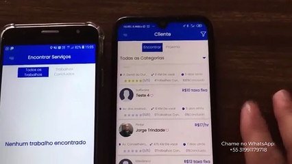 Aplicativo de Serviços pronto para usar: marca sua, cliente seu, taxa sua