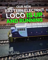 La locomotora eléctrica a baterías más grande del mundo
