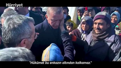 Cumhurbaşkanı Erdoğan'dan deprem konutları paylaşımı
