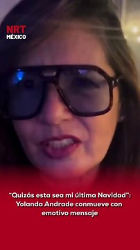 🎄❤️ “Quizás esta sea mi última Navidad”, expresó Yolanda Andrade con voz serena y el corazón abierto, al compartir un mensaje profundamente íntimo junto a su familia.