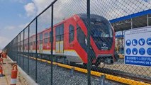 Metro de Bogotá realizó su primer recorrido en patio taller de Bosa