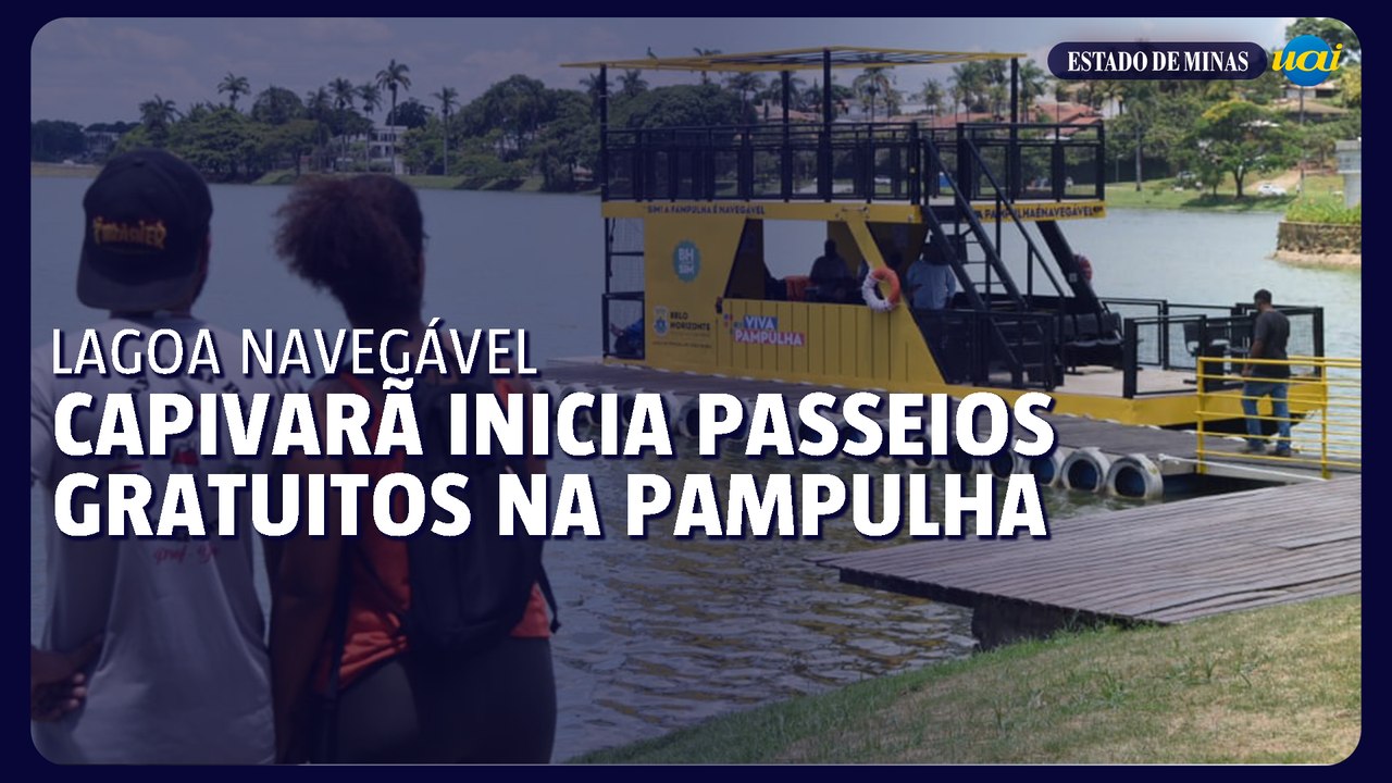 Capivarã inicia passeios gratuitos na Pampulha