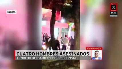 Cuatro hombres son asesinados a balazos en distintos puntos de Colima