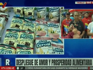 Plan Amor y Prosperidad Alimentaria garantiza rubros esenciales de la cesta básica al pueblo trujillano