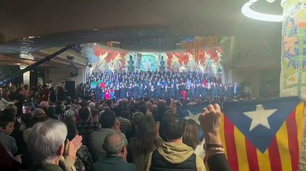 Crits d'independència al concert de Sant Esteve