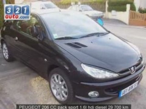 Occasion PEUGEOT 206 CC CHALONS EN CHAMPAGNE