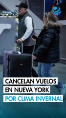 Aerolíneas en Estados Unidos cancelan más de 1,000 vuelos por el clima invernal