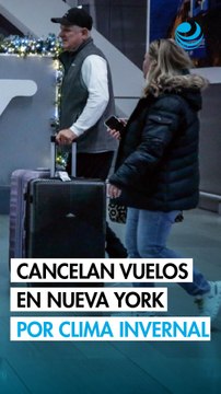 Aerolíneas en Estados Unidos cancelan más de 1,000 vuelos por el clima invernal