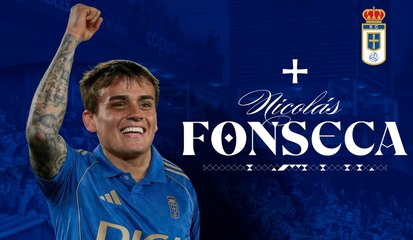 Nico Fonseca ofrece sus primeras palabras como jugador del Real Oviedo