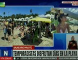 La Guaira | Temporadistas disfrutan de la víspera del año nuevo en el Balneario de Macuto