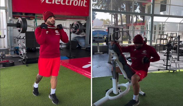 Alexis Vega se olvida de la Navidad; sigue en recuperación el delantero de Toluca