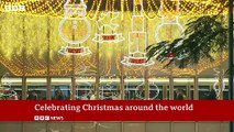 How did people celebrate Christmas around the world?