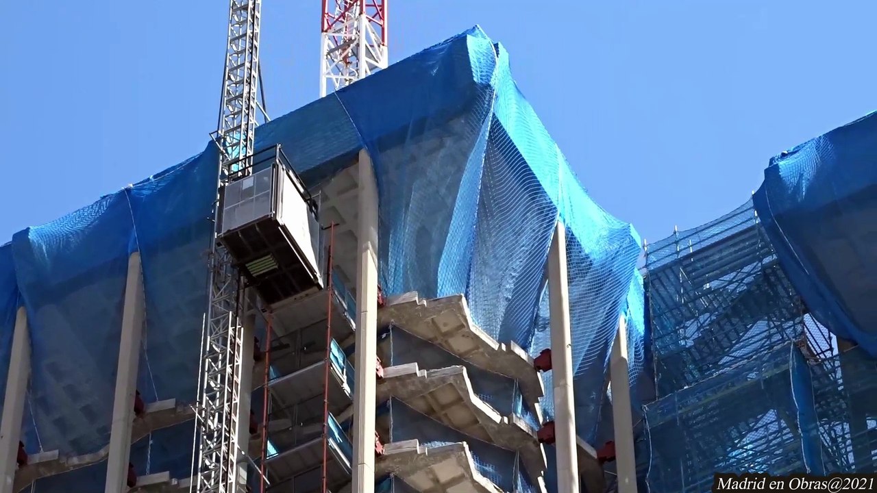 🚧 Madrid en Obras 🚧 Nuevas Torres de Colón (2021/07/10)