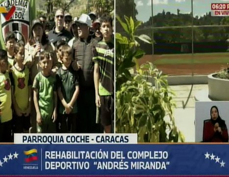 Caracas | Gobierno Bolivariano entregó rehabilitado el Complejo Deportivo Andrés Miranda