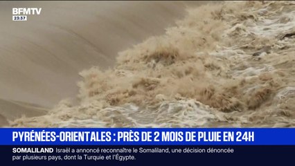 Pyrénées-Orientales : près de deux mois de pluie en 24 heures - 26/12