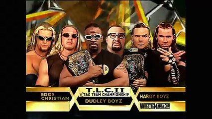The Dudley Boyz vs. The Hardy Boys vs. Edge and Christian - WWF WrestleMania 17 (04/01/01)