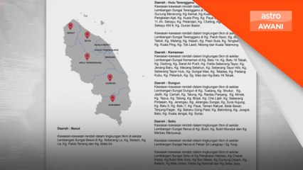 63 kampung di kawasan rendah, muara sungai di Terengganu berisiko banjir