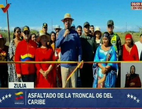 Zulia | Gobierno Bolivariano inaugura la Troncal 06 del Caribe en el municipio Guajira