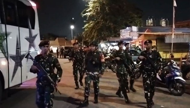 Personel Kodim 0503/Jakarta Barat Gelar Pengamanan Nataru