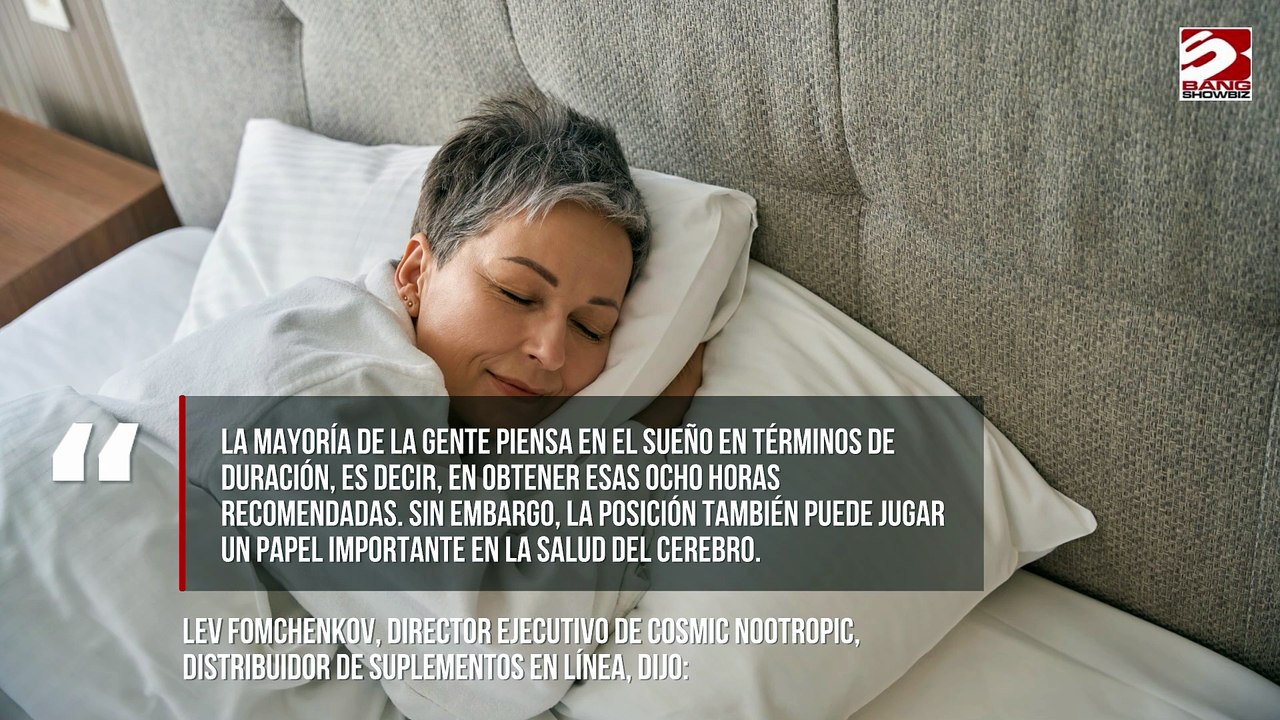 Dormir de lado puede prevenir la pérdida de memoria