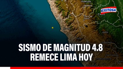 Temblor en Lima: Sismo de magnitud 4.8 remeció la capital HOY, según el IGP